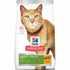 Hill's Science Diet Adult 7+ Senior Vitality Chicken & Rice Recipe cat food