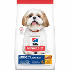Hill's Science Diet Adult 7+ Small Bites Chicken Meal, Barley & Rice Recipe Dog Food
