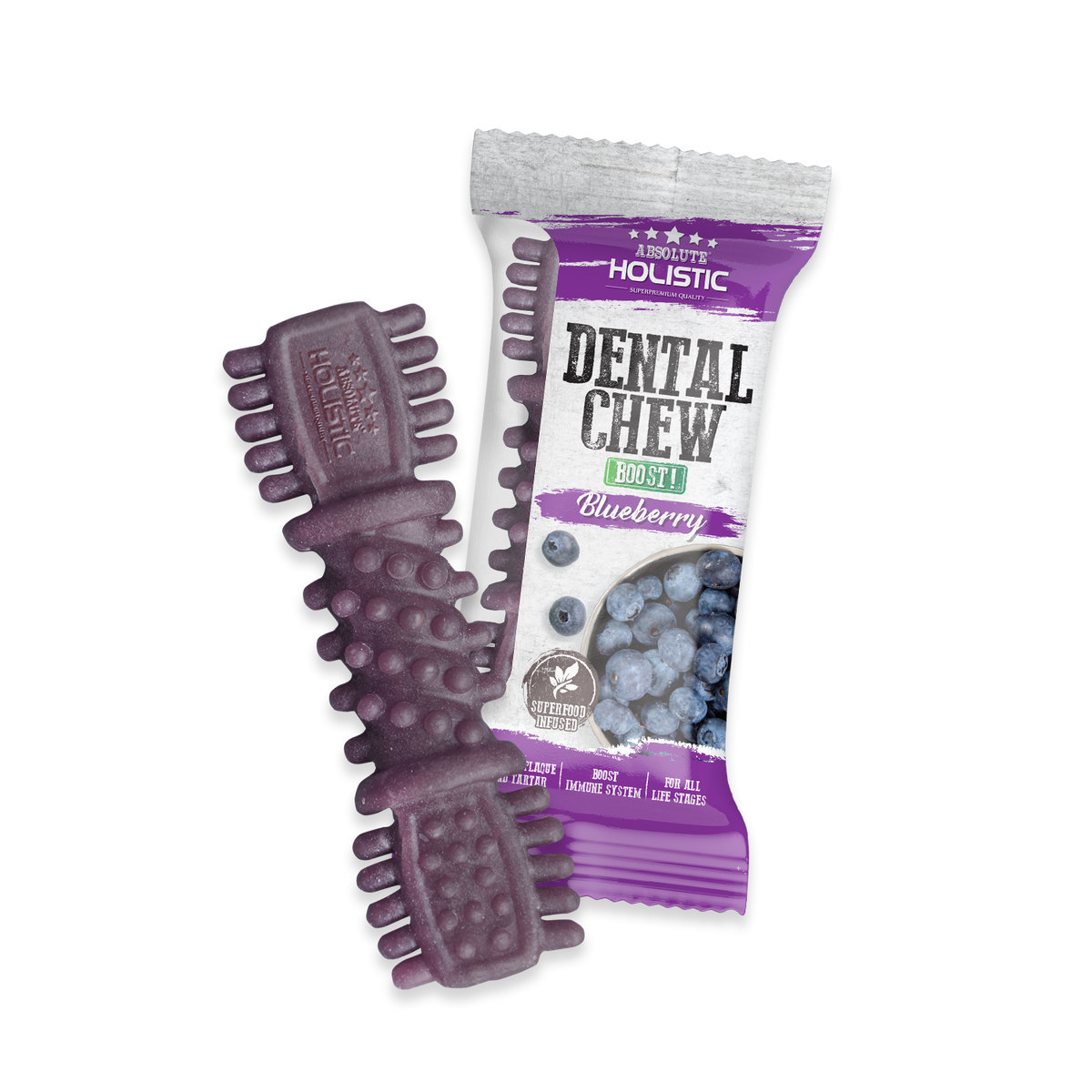 Absolute Holistic Boost Dental Chew Blueberry (25g)