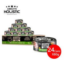 [CNT OF 24] Absolute Holistic Tuna Thick Cuts & Garden Vegs (80g)