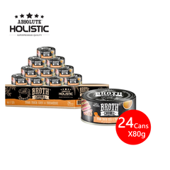 [CNT OF 24] Absolute Holistic Tuna Thick Cuts & Turmeric (80g)