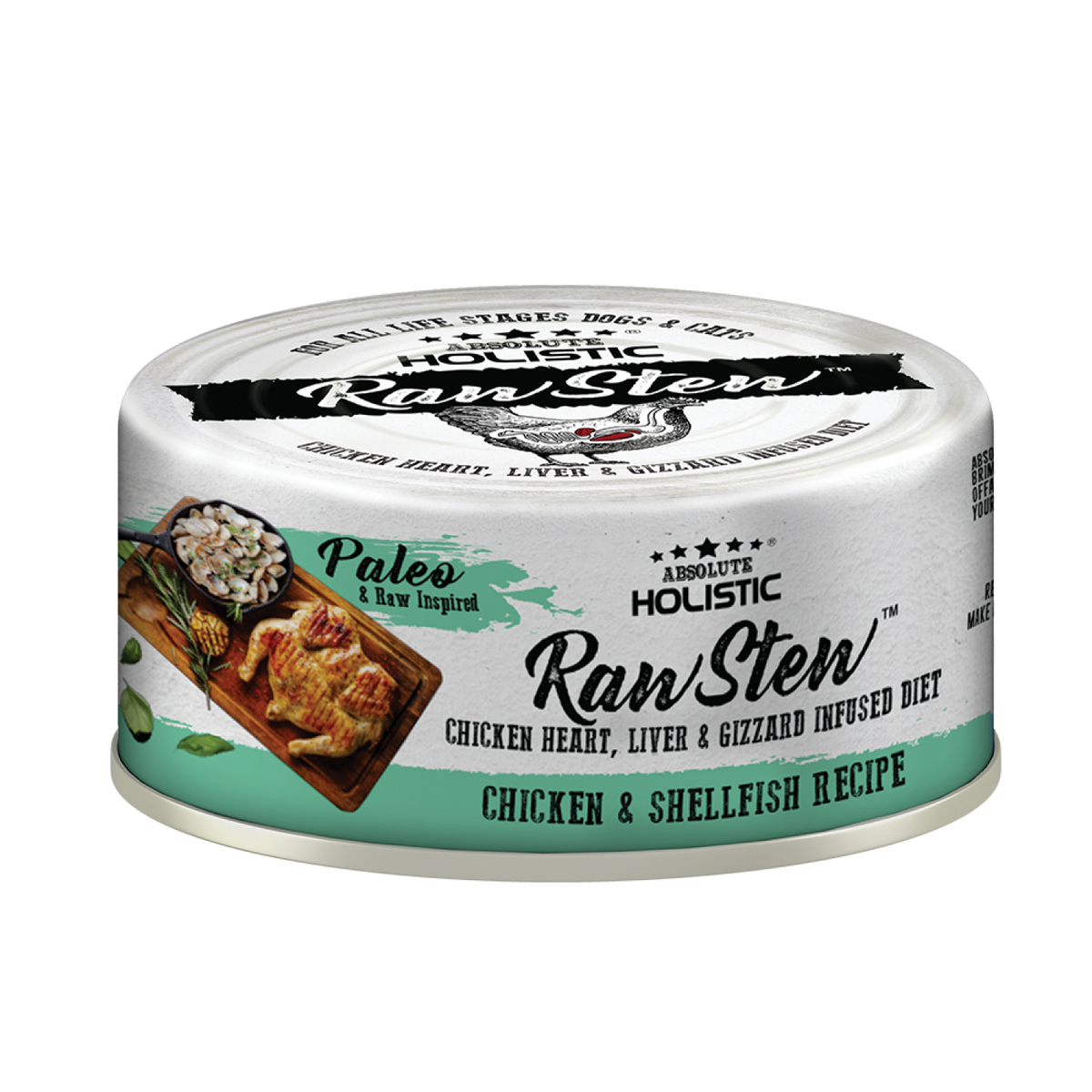 [CNT OF 24] Absolute Holistic Chicken & Shellfish (80g)