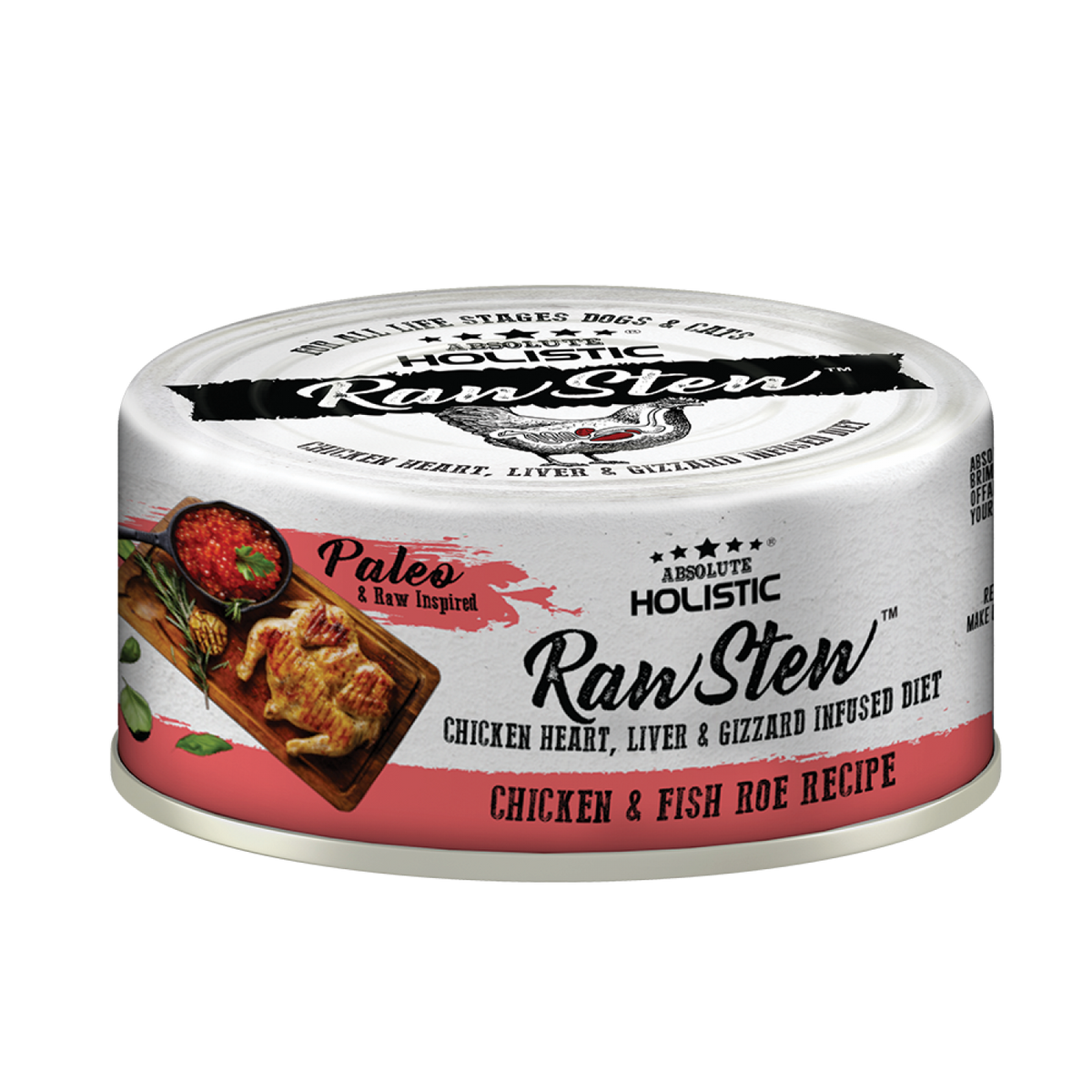 [ CNT of 24] Absolute Holistic Chicken & Fish Roe (80g)