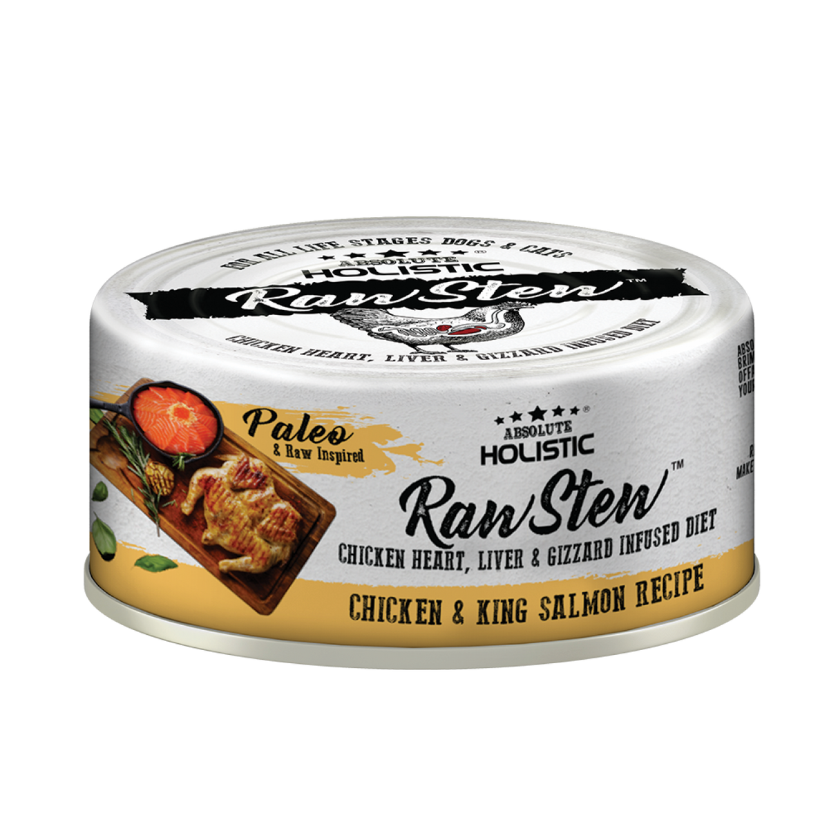 [CNT OF 24] Absolute Holistic Chicken & King Salmon (80g)