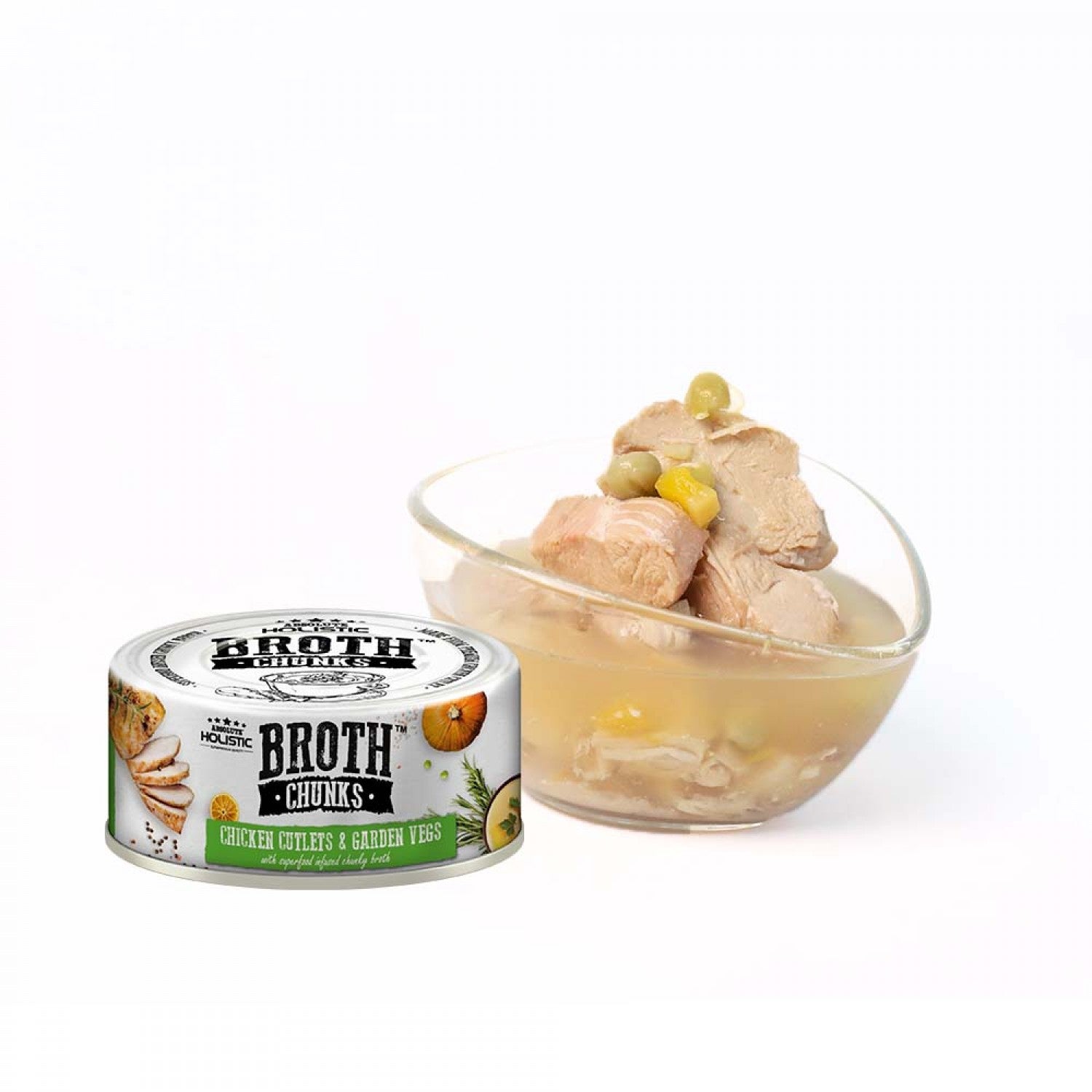 [CNT OF 24] Absolute Holistic Chicken Cutlets & Garden Vegs(80g)