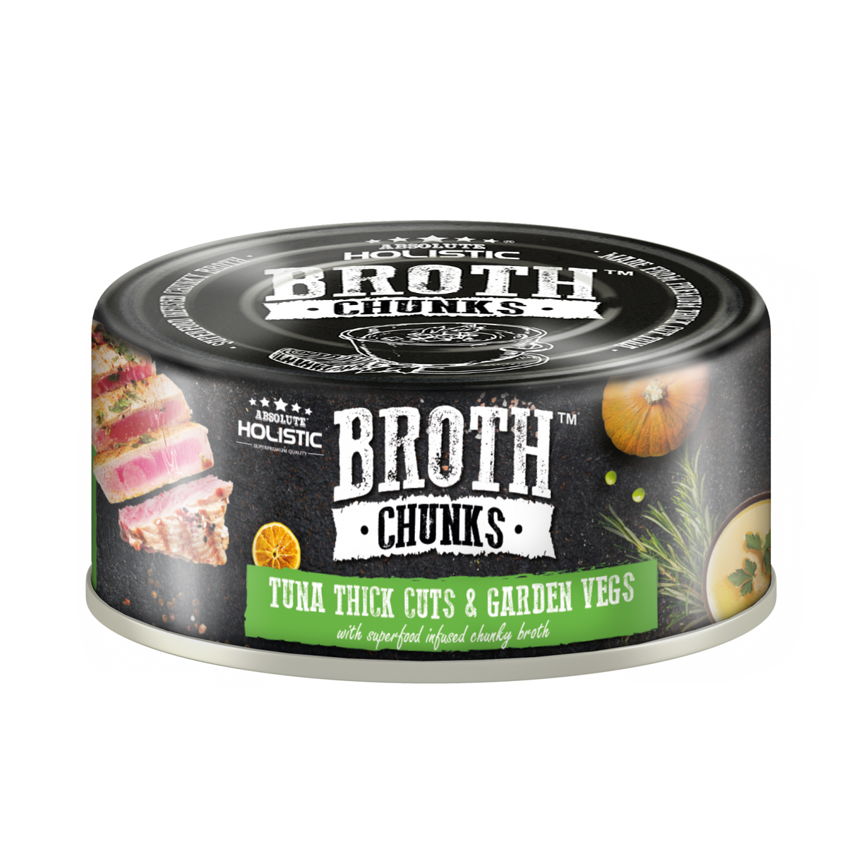 [CNT OF 24] Absolute Holistic Tuna Thick Cuts & Garden Vegs (80g)