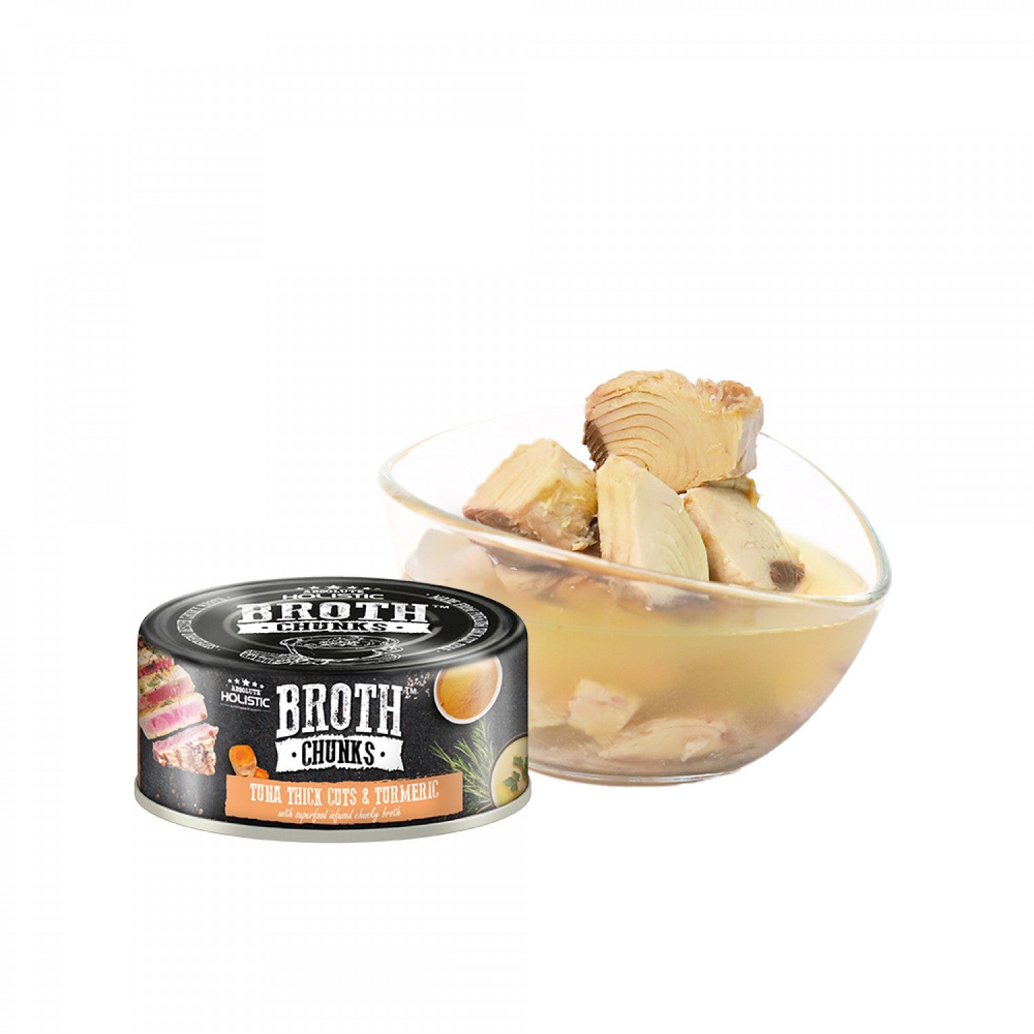 [CNT OF 24] Absolute Holistic Tuna Thick Cuts & Turmeric (80g)