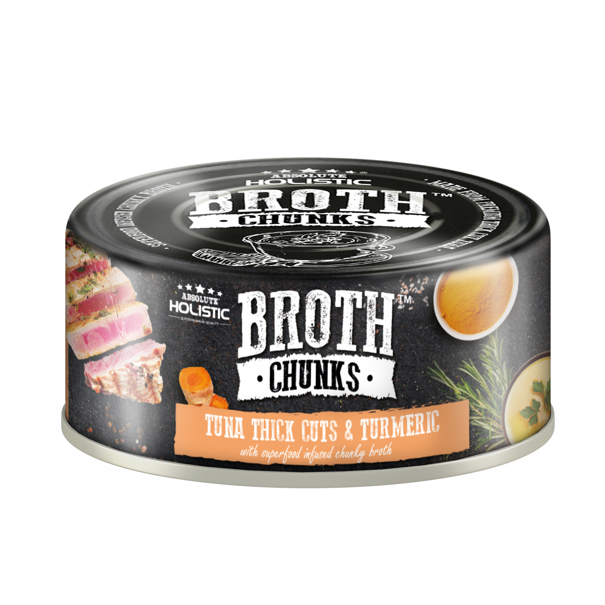 [CNT OF 24] Absolute Holistic Tuna Thick Cuts & Turmeric (80g)