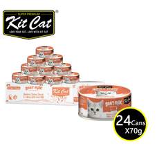 [CNT OF 24] Kit Cat Goat Milk Gourmet Chicken & Salmon 70g