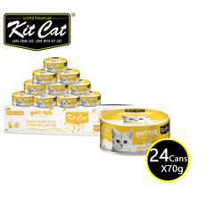 [CNT OF 24] Kit Cat Goat Milk Gourmet Chicken & Cheese 70g