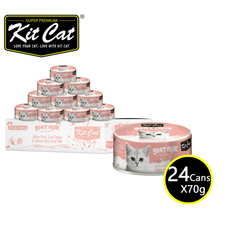 [CNT OF 24] Kit Cat Goat Milk Gourmet Tuna & Salmon 70g
