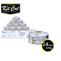 [CNT OF 24] Kit Cat Goat Milk Gourmet Tuna & Whitebait 70g