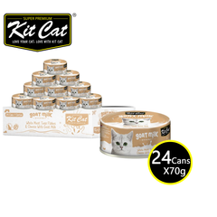 [CNT OF 24] Kit Cat Goat Milk Gourmet Tuna & Cheese 70g