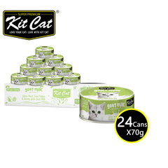 [CNT OF 24] Kit Cat Goat Milk Gourmet Tuna & Shrimp 70g