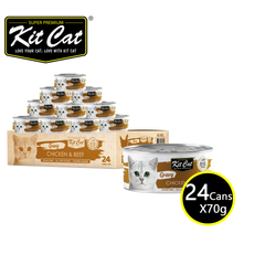 [CNT OF 24] Kit Cat Gravy Chicken & Beef 70g