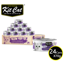[CNT OF 24] Kit Cat Gravy Tuna & Whitebait 70g