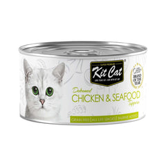 [CNT OF 24] Kit Cat Deboned Topper Canned Wet Food Chicken & Seafood Toppers (80g)