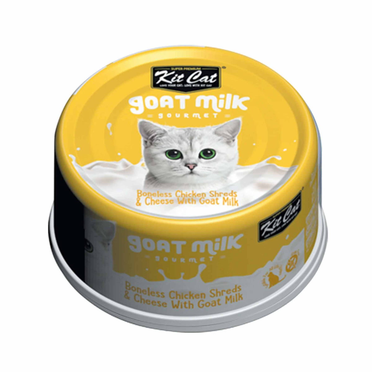 [CNT OF 24] Kit Cat Goat Milk Gourmet Chicken & Cheese 70g