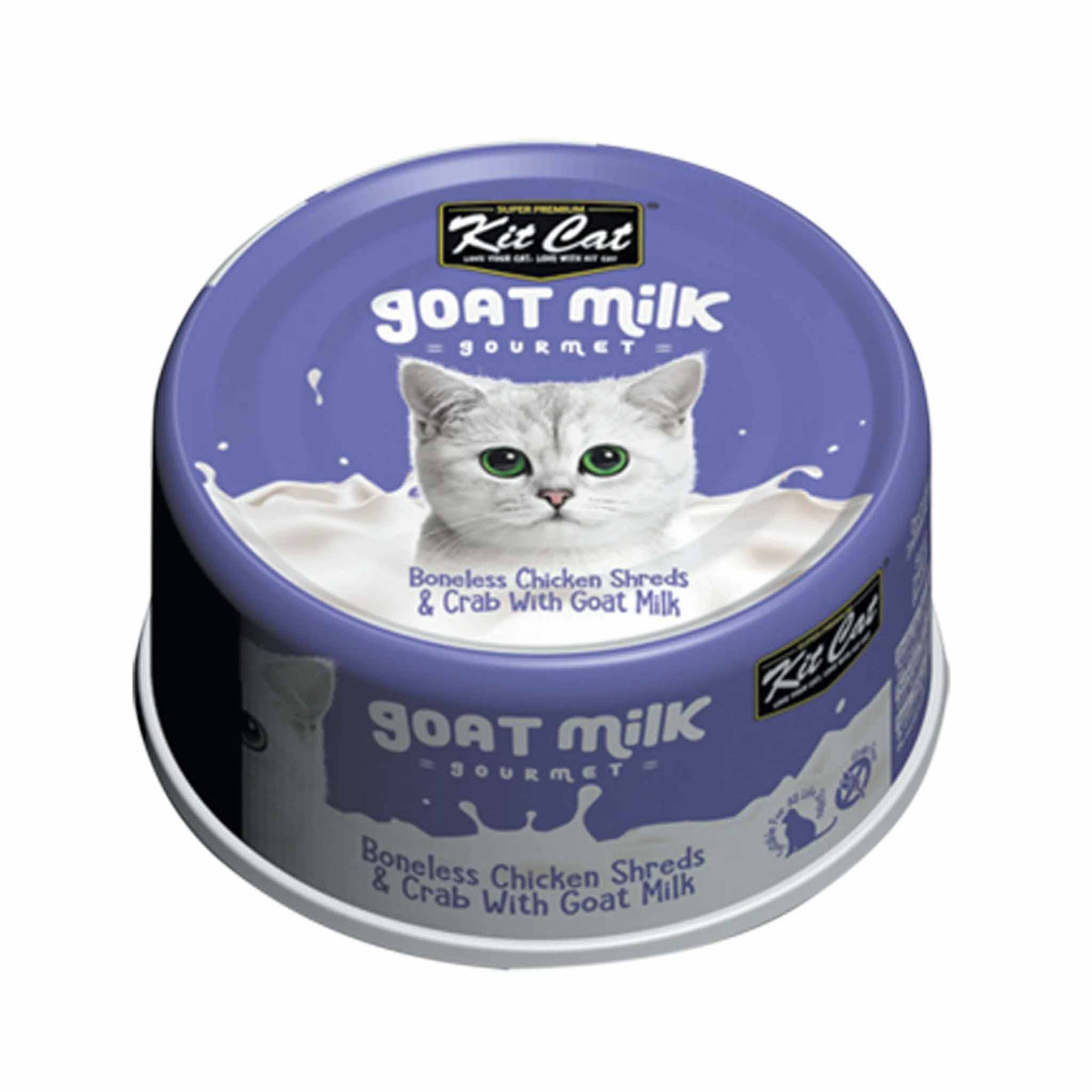 [CNT OF 24] Kit Cat Goat Milk Gourmet Chicken & Crab 70g