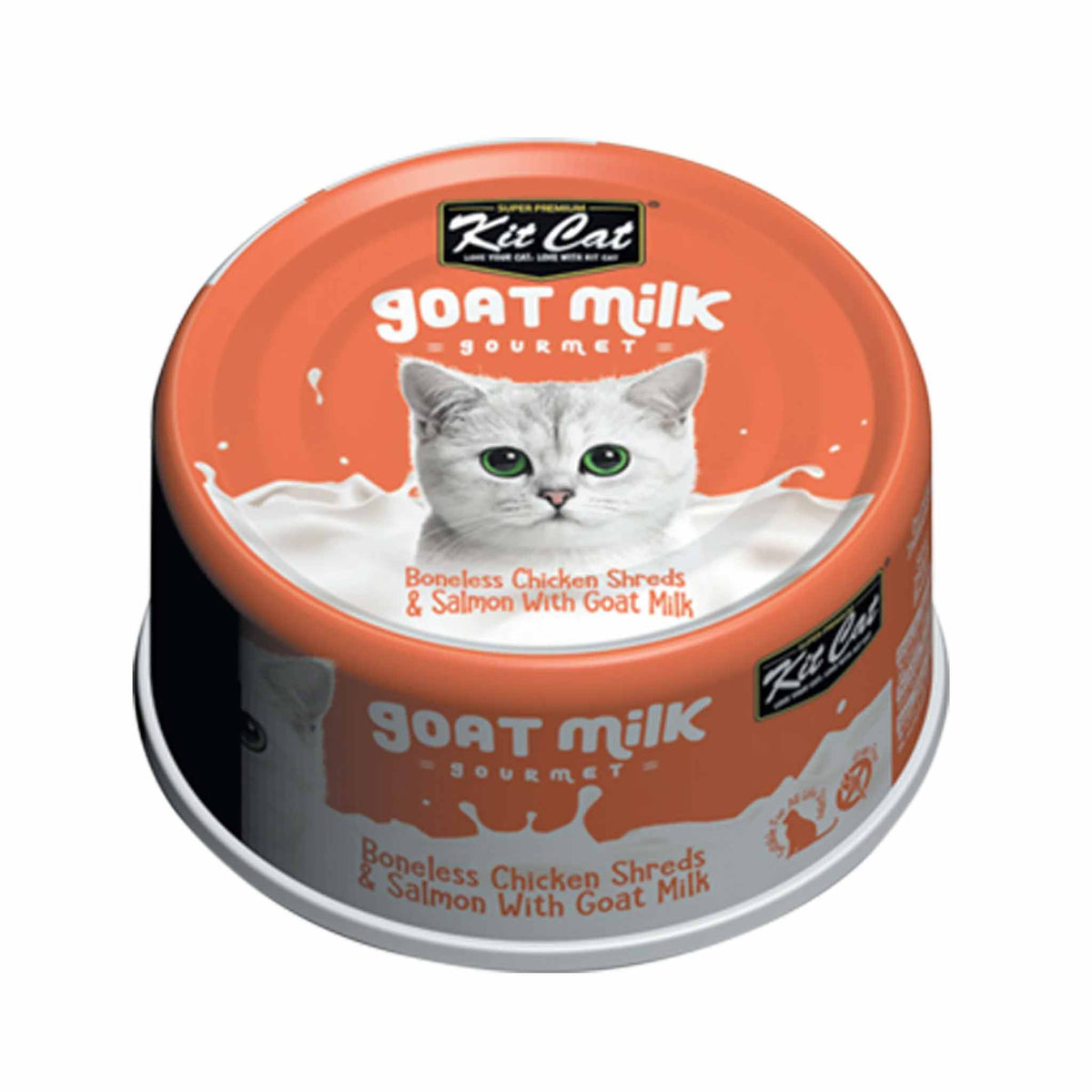 [CNT OF 24] Kit Cat Goat Milk Gourmet Chicken & Salmon 70g