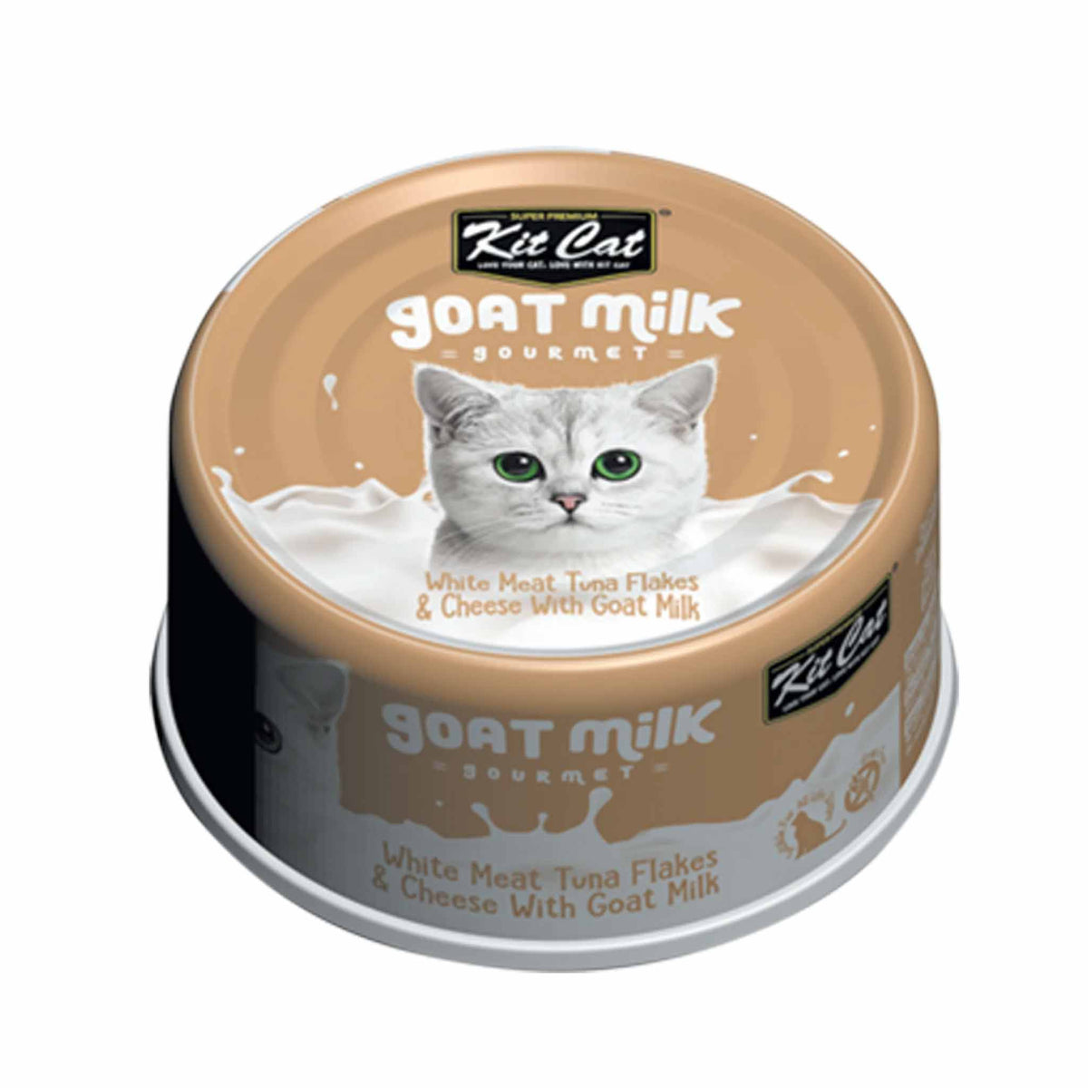 [CNT OF 24] Kit Cat Goat Milk Gourmet Tuna & Cheese 70g