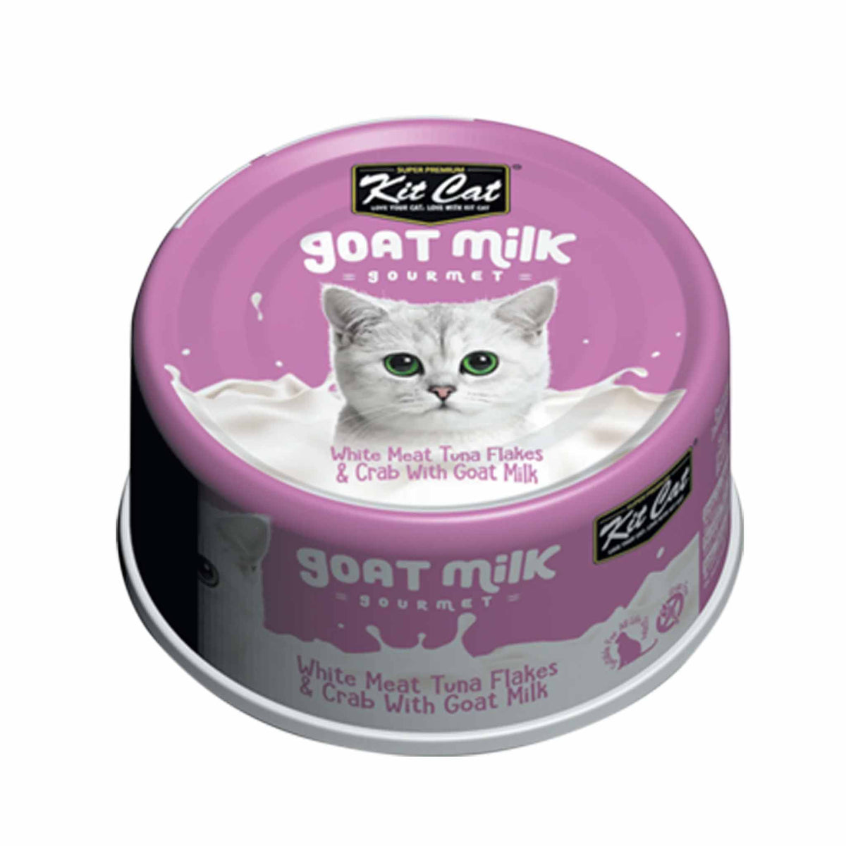 [CNT OF 24] Kit Cat Goat Milk Gourmet Tuna & Crab 70g