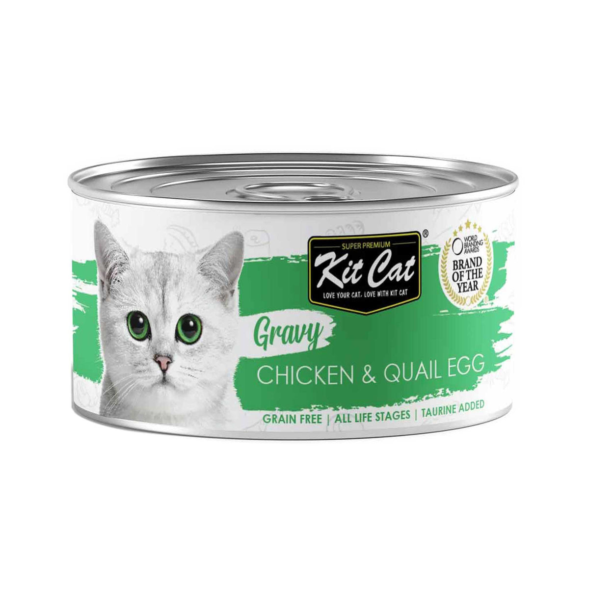 [CNT OF 24] Kit Cat Gravy Chicken & Quail Egg 70g