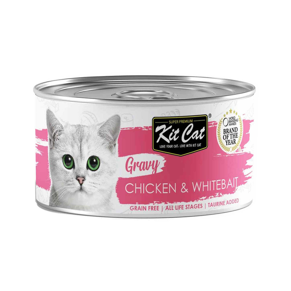 [CNT OF 24] Kit Cat Gravy Chicken & Whitebait 70g
