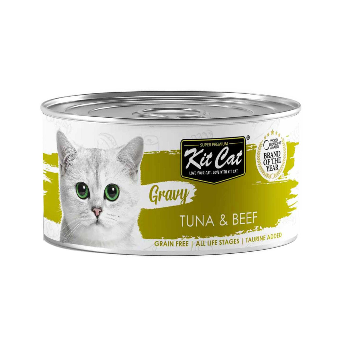 [CNT OF 24] Kit Cat Gravy Tuna & Beef 70g