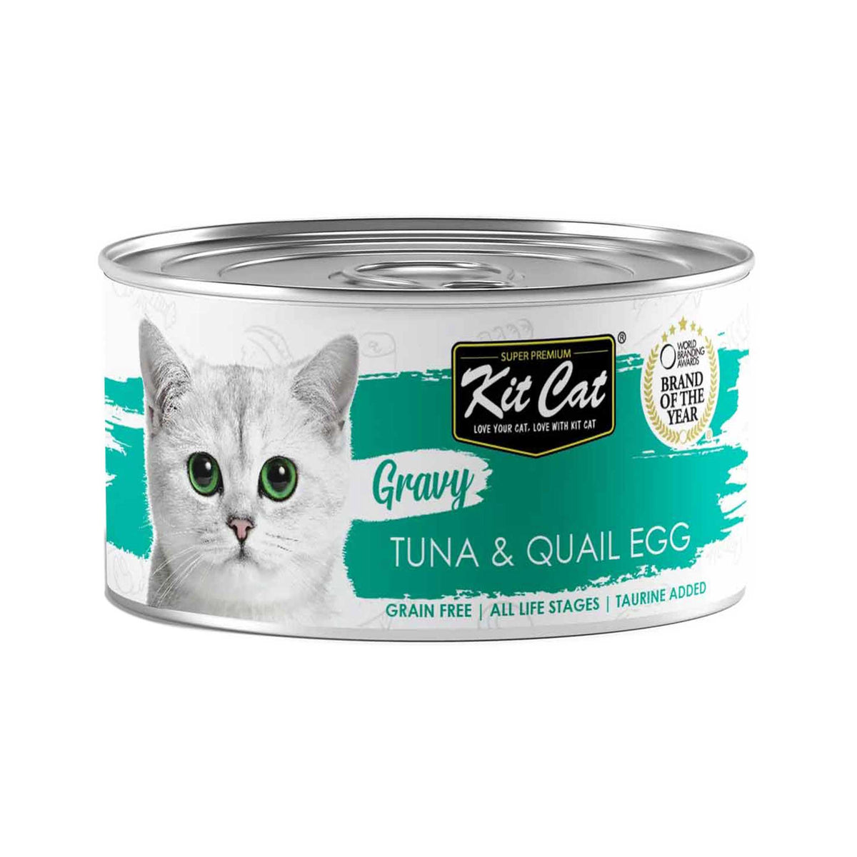 [CNT OF 24] Kit Cat Gravy Tuna & Quail Egg 70g