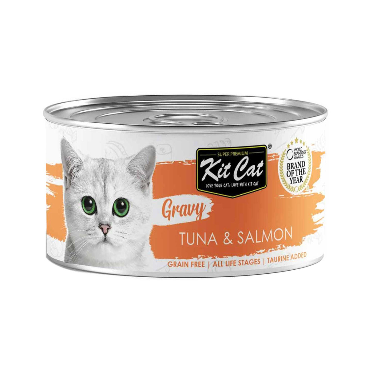 [CNT OF 24] Kit Cat Gravy Tuna & Salmon 70g