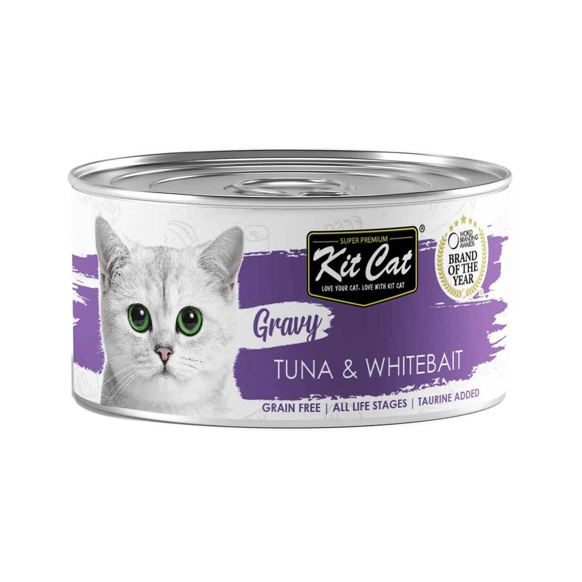 [CNT OF 24] Kit Cat Gravy Tuna & Whitebait 70g
