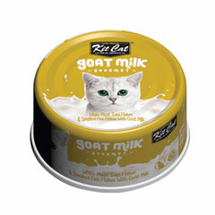 [CNT OF 24] Kit Cat Goat Milk Gourmet Tuna & Smoked Fish Flakes 70g