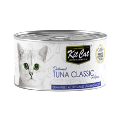 [CNT OF 24] Kit Cat Deboned Topper Canned Wet Food Tuna Classic (80g)